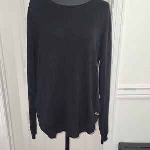 Classic Black Crew Neck Sweater